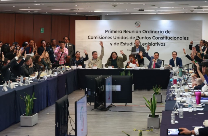 Aprueban Comisiones del Senado, en lo general, el dictamen de la reforma judicial