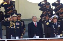 Visita AMLO el Heroico Colegio Militar; Sheinbaum se dirige a las Fuerzas Armadas