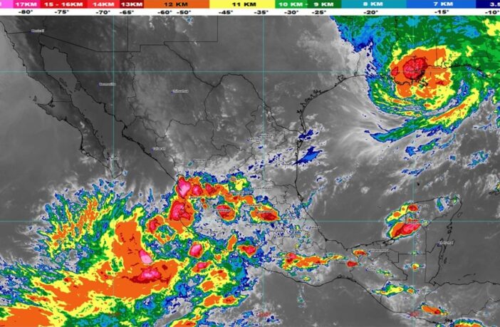 Incrementa zona de baja presión la probabilidad de desarrollo ciclónico al 70% en el Pacífico