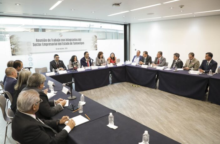 La Comisión de Asuntos Fronterizos sostienen reunión con empresarios de Tamaulipas