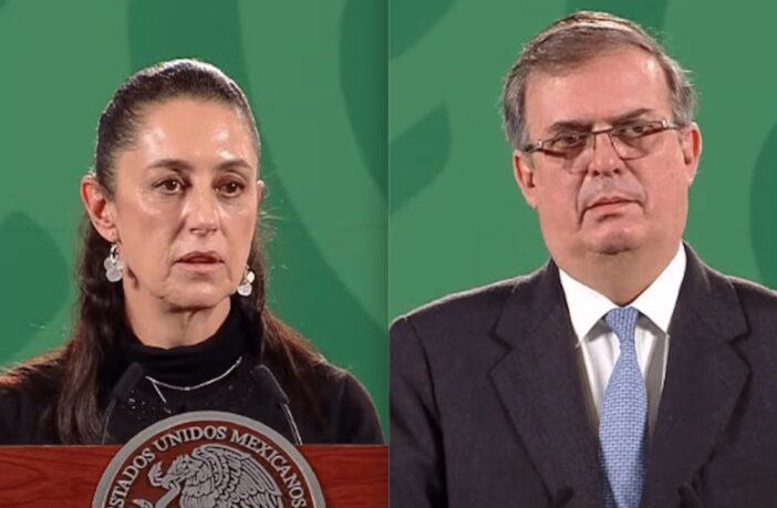 Claudia Sheinbaum se reúne con De La Fuente, Ebrard y Garduño, tras envío de carta a Trump; acudieron a Palacio Nacional