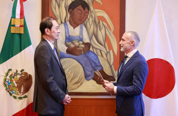 México recibe a nuevo embajador designado de Japón; Konzo Honsei sustituye a Noriteru Fukushima