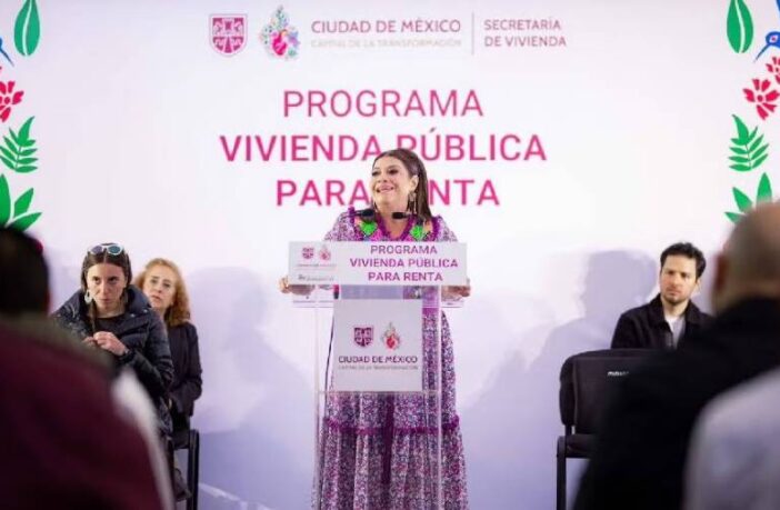 Clara Brugada anuncia programa de Vivienda Pública en Renta para jóvenes ante crisis habitacional en CDMX