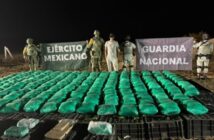 Decomisan metanfetamina, fentanilo y opio escondidos entre cajas de chile en Sonora